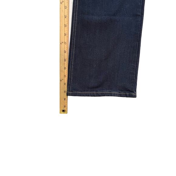 Ariat REAL Womens Jeans 32R High Rise Boot Cut Dark Wash - Picture 10 of 13